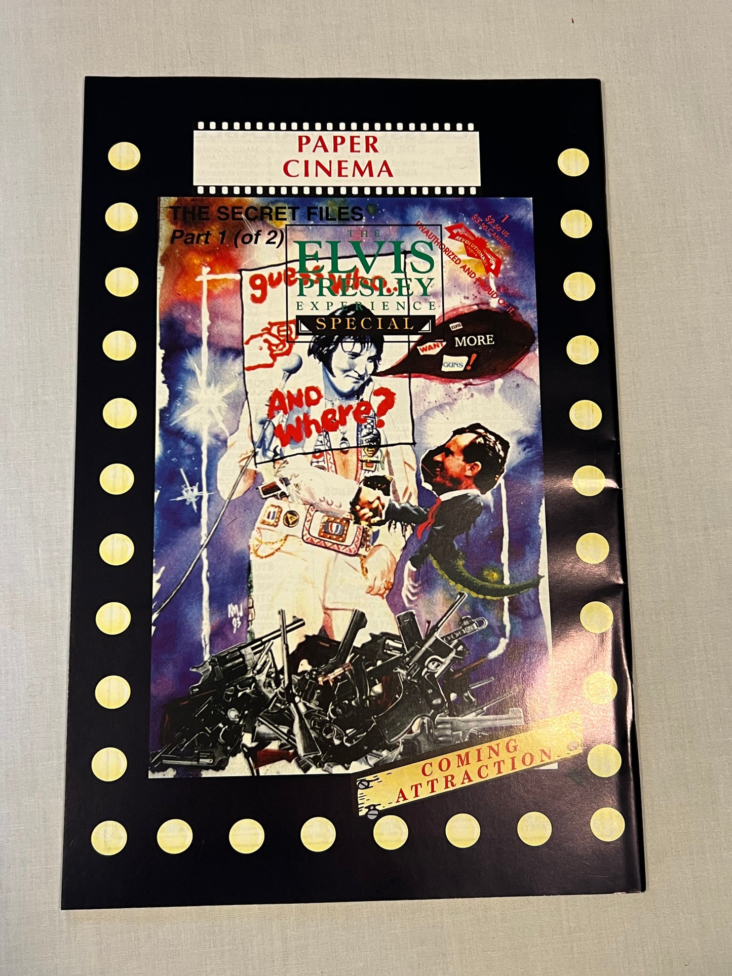 Ali vs. Louis 1993 Paper Cinema Comic