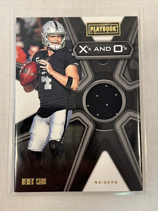 Derek Carr X's & O's Patch