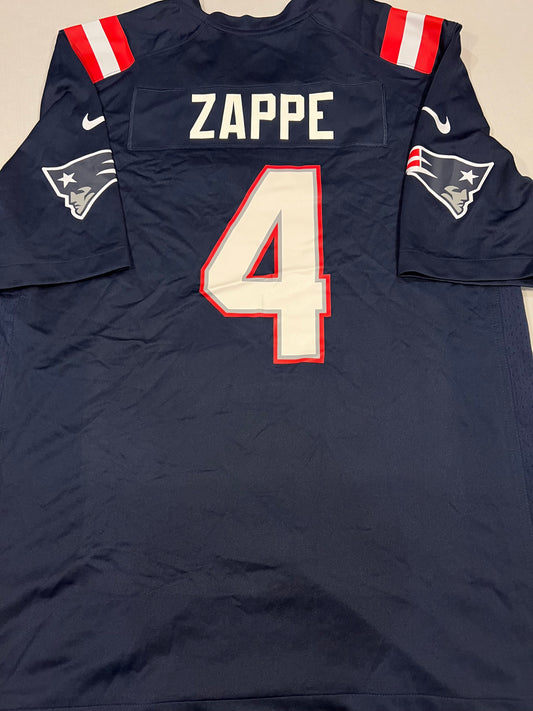 Bailey Zappe New England Patriots Mens Large