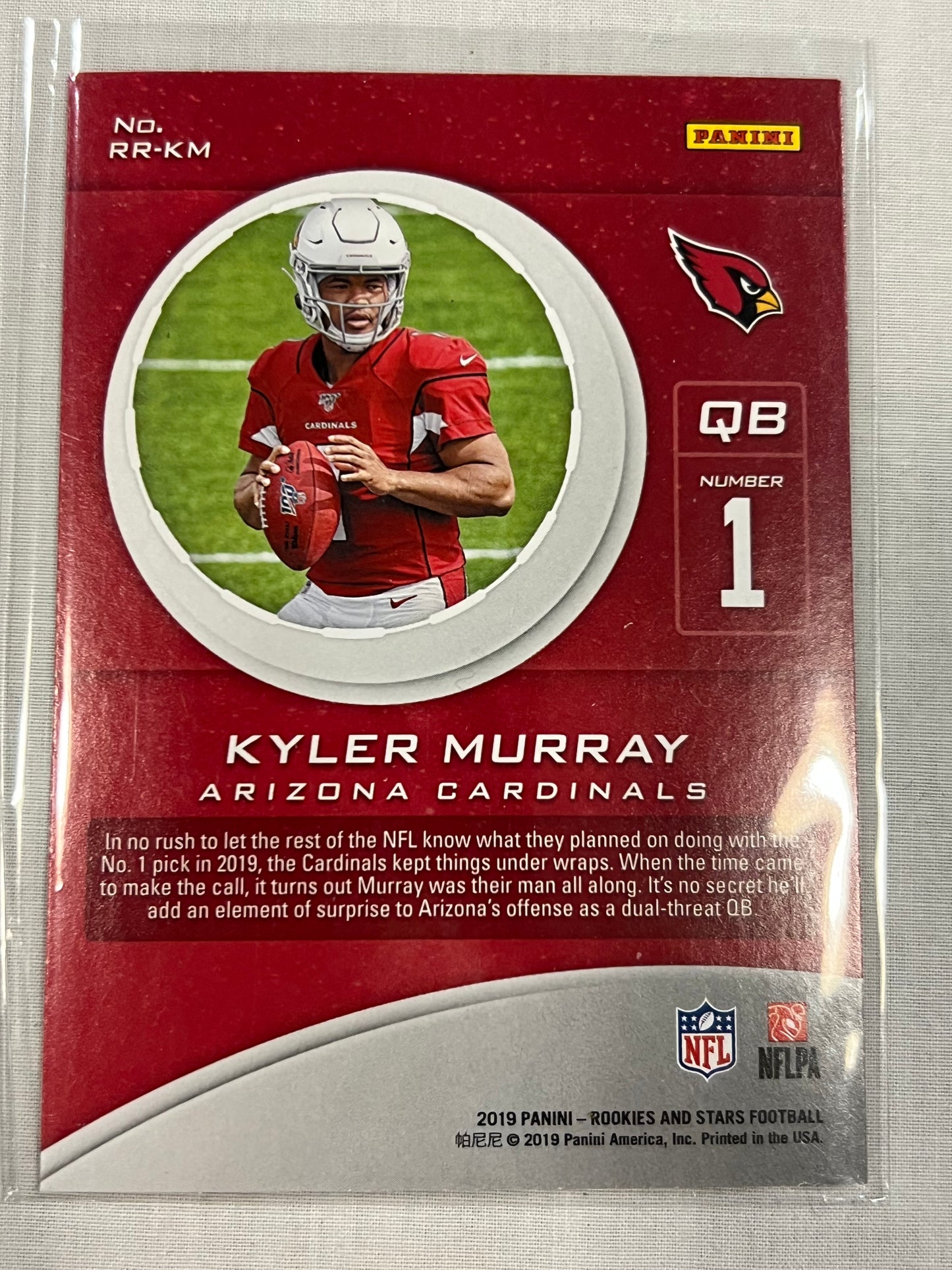 Kyler Murray 2019 Red Rookie Rush