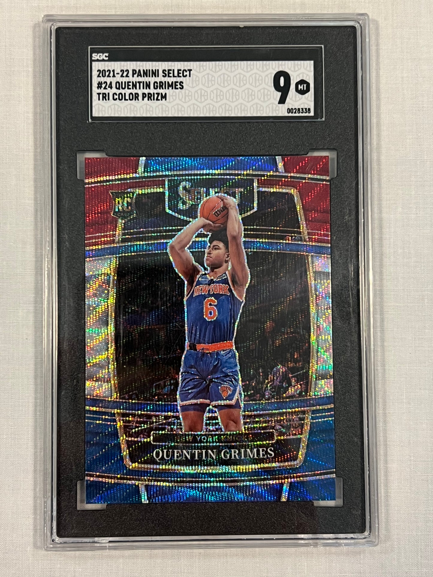 Quentin Grimes SGC 9 Tri-Color Prizm Rookie