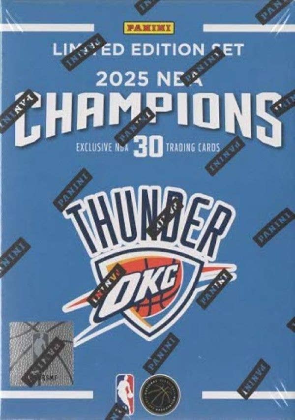 2025 Panini Oklahoma City Thunder NBA Champions 30ct Set