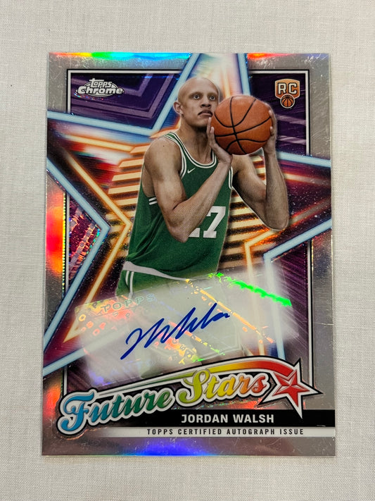 Jordan Walsh Silver Future Stars Rookie Auto