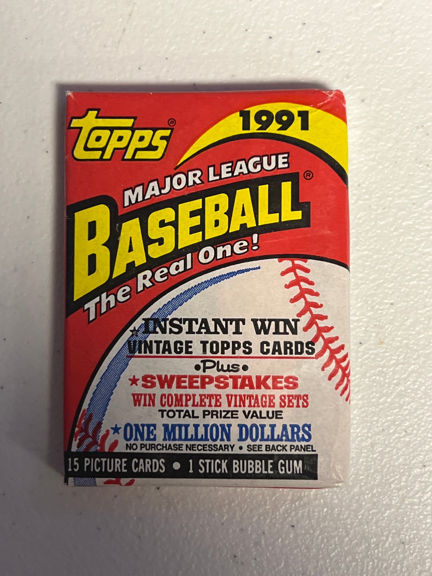 Topps 1991 MLB Red Single Pack