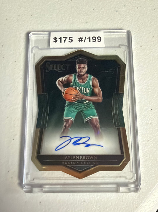 Jaylen Brown 2016 Select Die Cut Rookie Auto #/199
