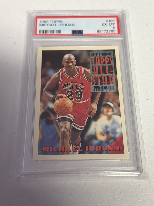 1993 Topps Michael Jordan PSA 6