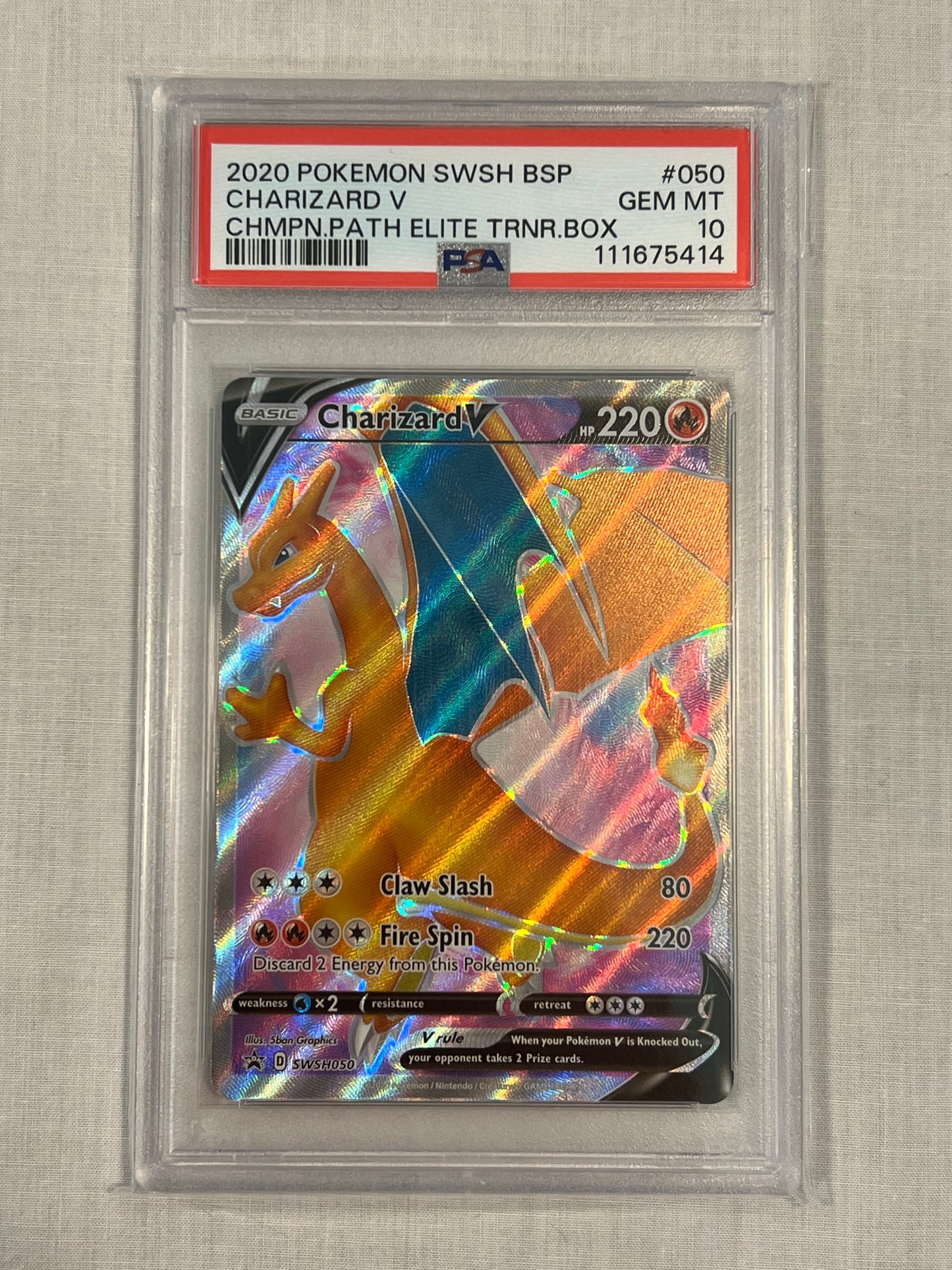 Charizard V PSA 10