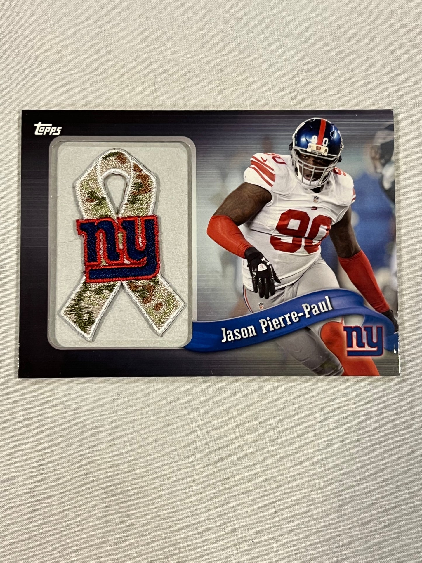 Jason Pierre Paul Topps Ribbon Patch