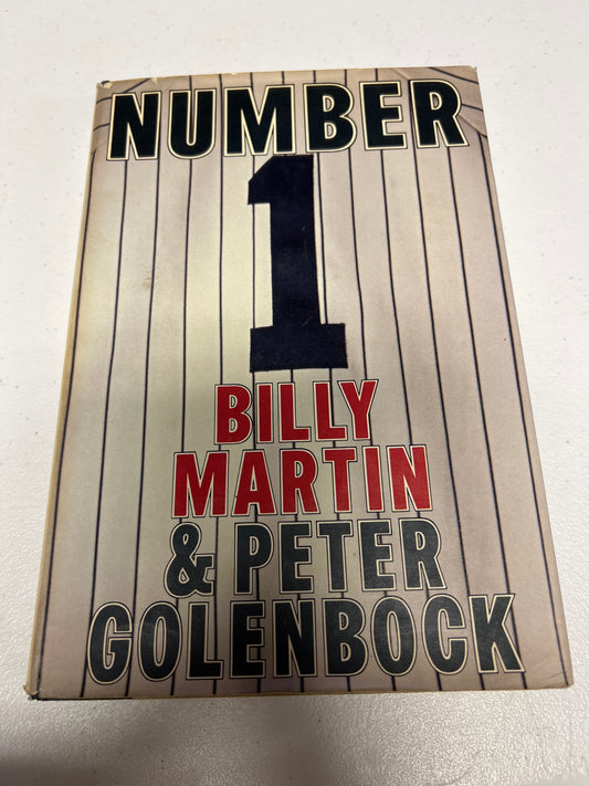 Number 1 - Billy Martin and Peter Golenbock Hardcover Book
