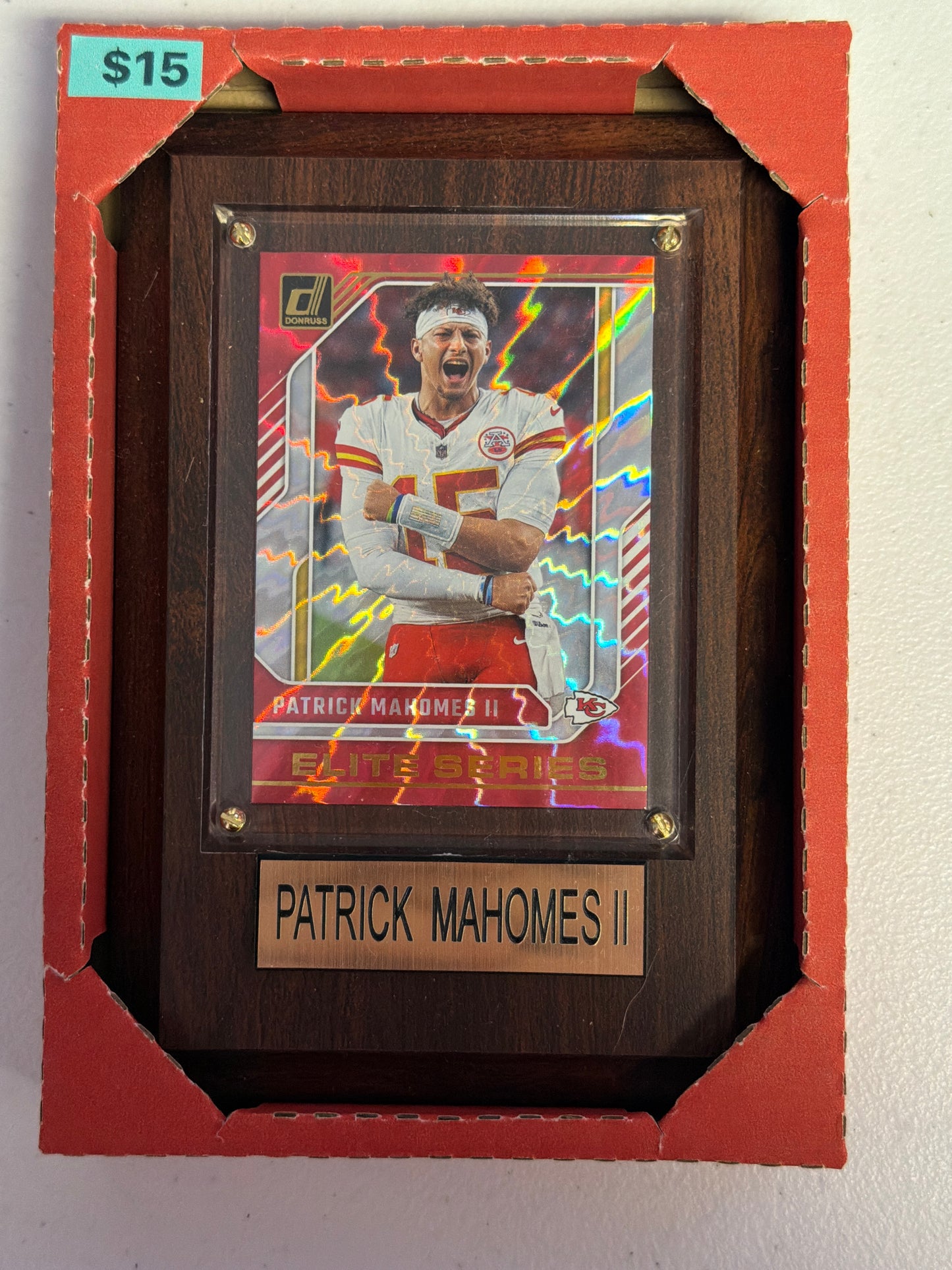 Patrick Mahomes Player Plaque