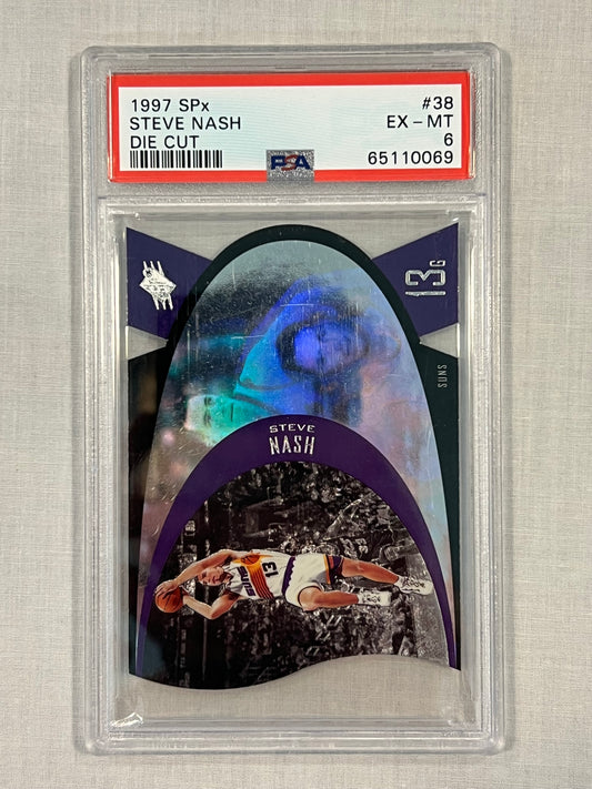 Steve Nash PSA 6 SPx Mirrior Die Cut