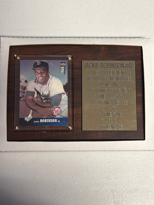Jackie Robinson Player Plaque