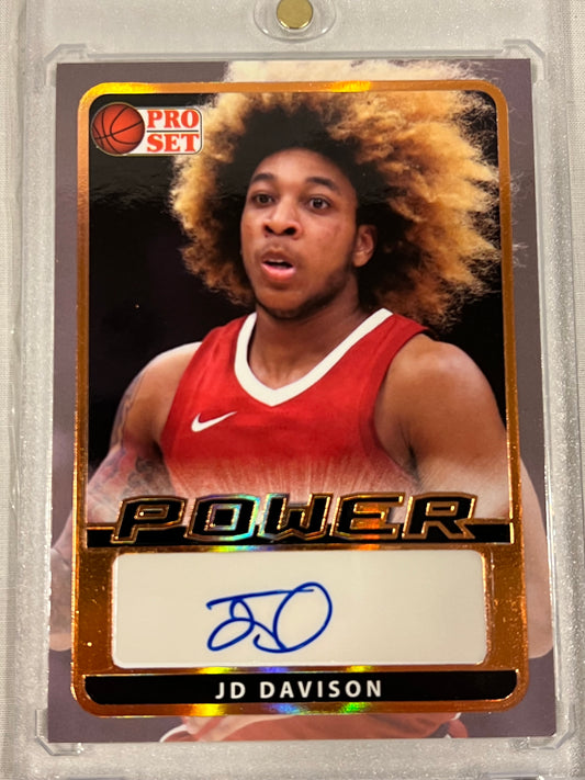JD Davidson Bronze Rookie Auto