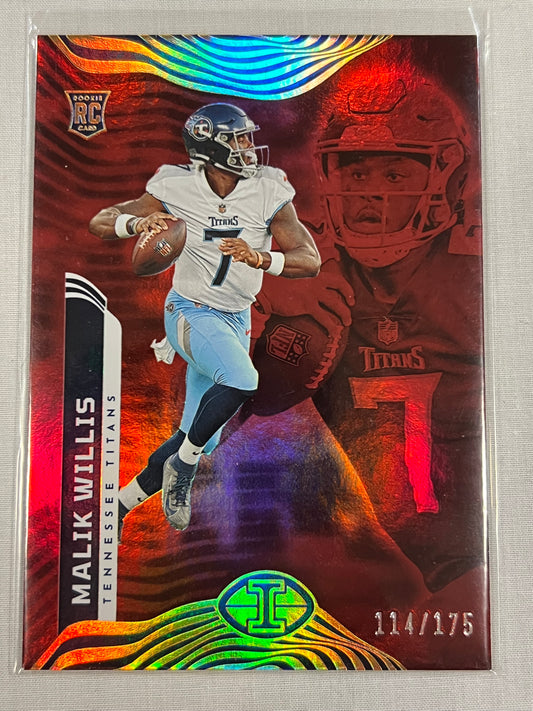 Malik Willis Red Illusions Rookie /175