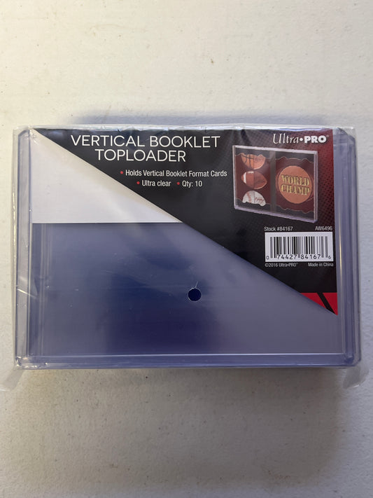 Vertical Booklet Toploaders