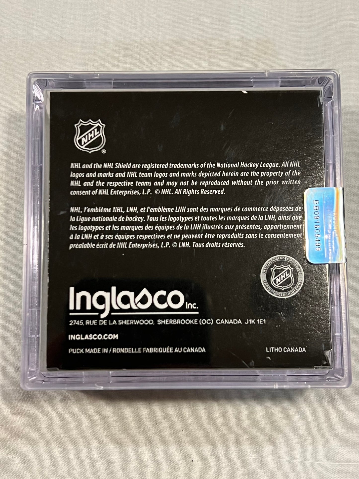 Tampa Bay Lightning Official Game Used Puck