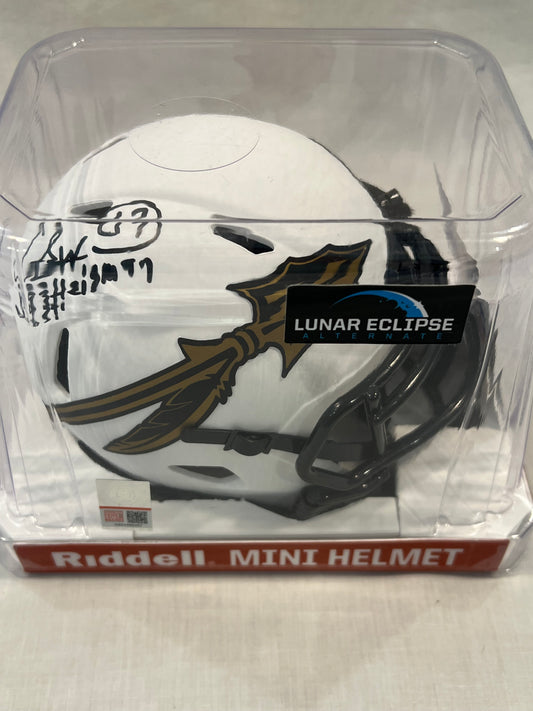 Charlie Ward signed Florida St. Mini Helmet