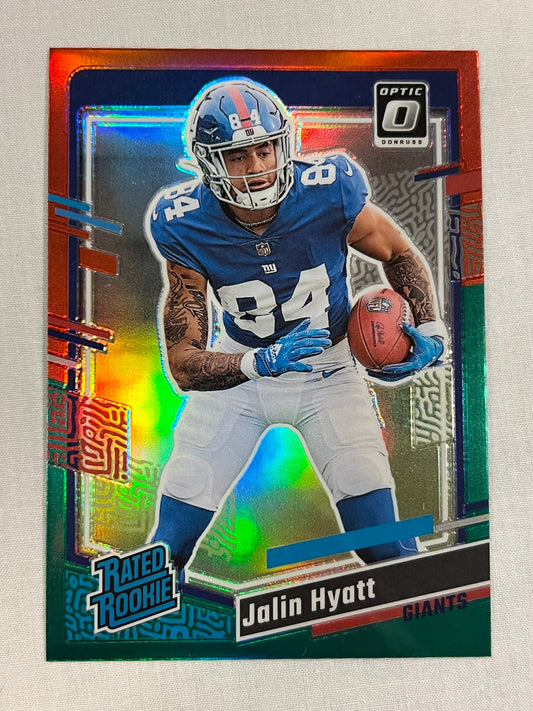 Jalin Hyatt Red/Green Optic Rated Rookie