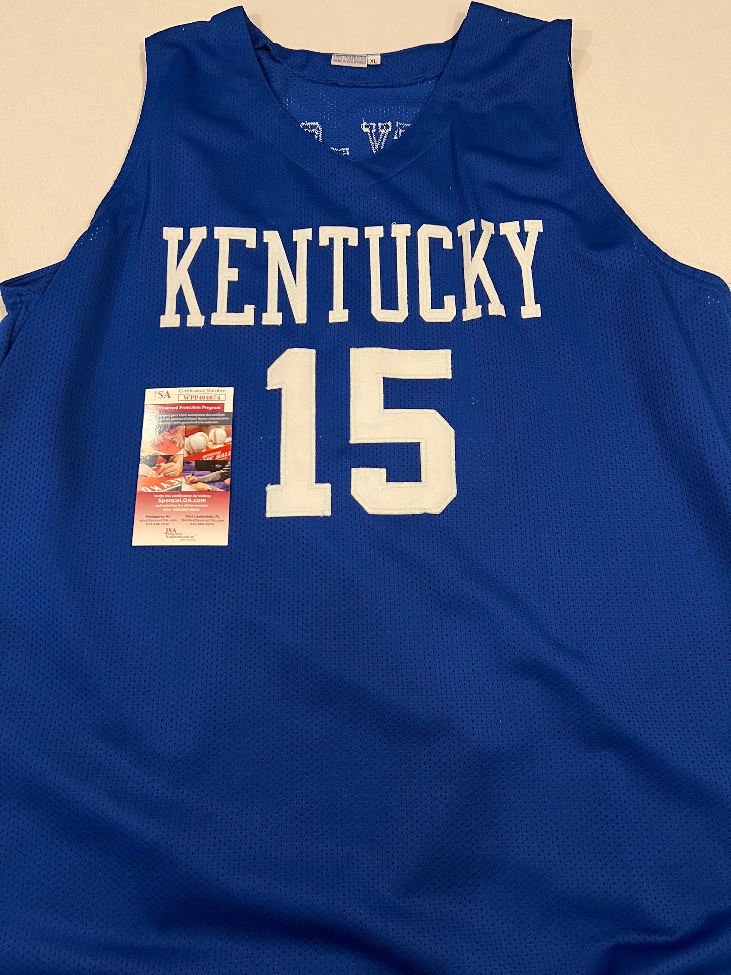 Willie Cauley-Stein signed Kentucky Jersey