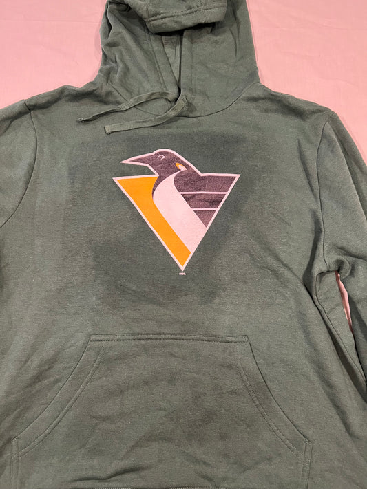 Pittsburgh Penguins Green Team Mens Large Hoodie