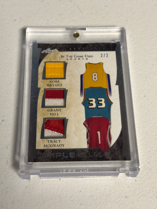 Kobe Bryant/Grant Hill/ Tracy Mcgrady Game used Patches #2/2