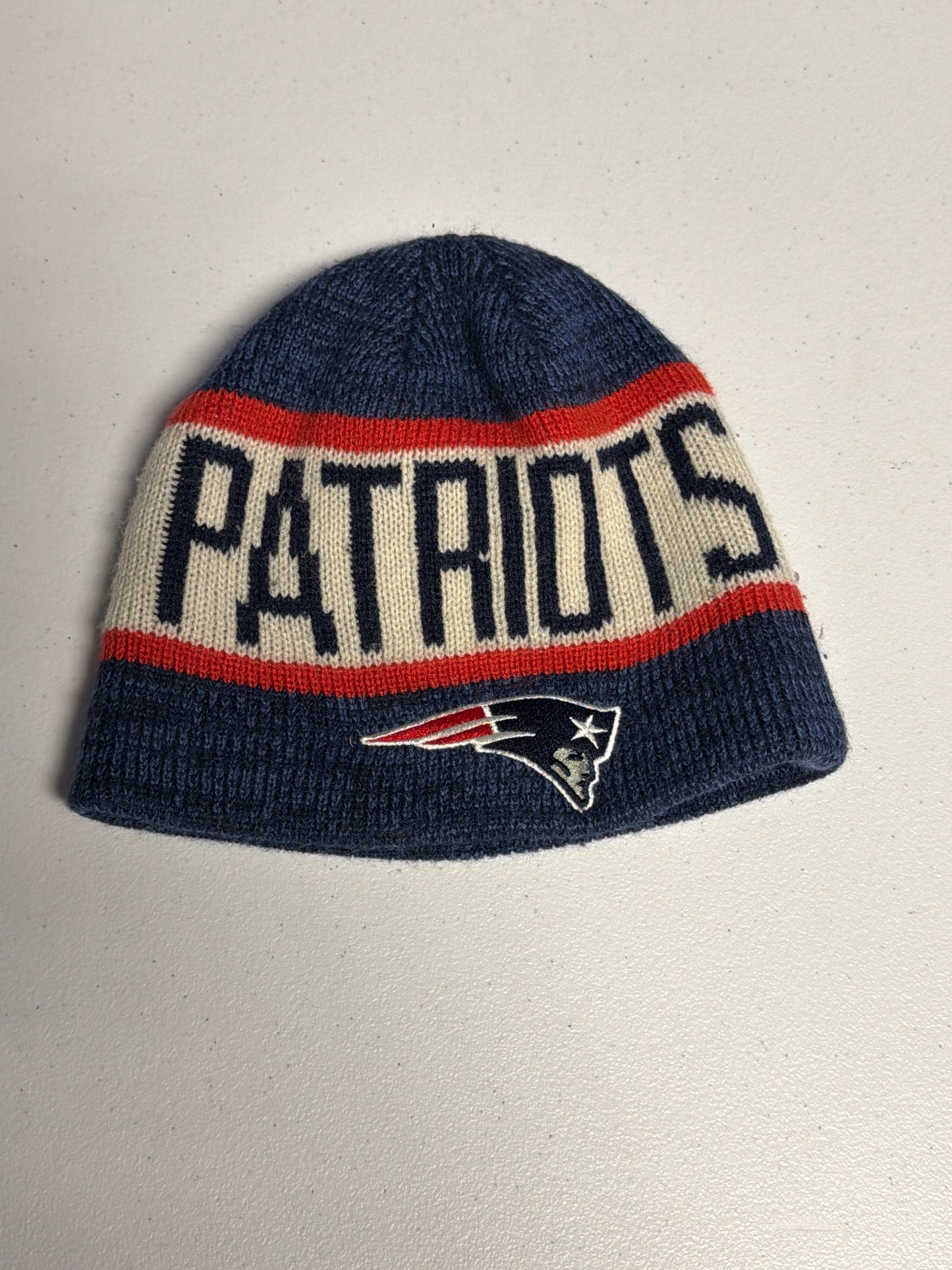 New England Patriots Blue Skull Cap