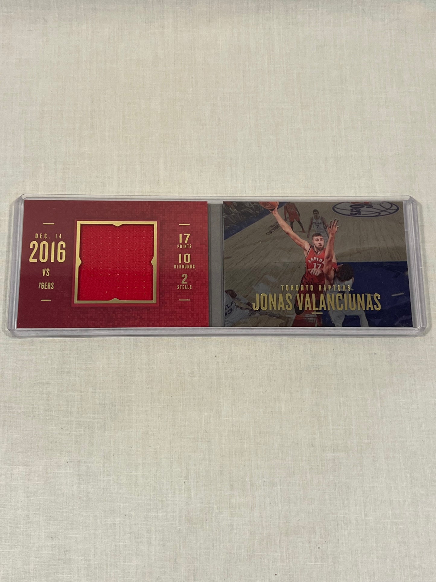 Jonas Valanciunas Stat Line Booklet /149