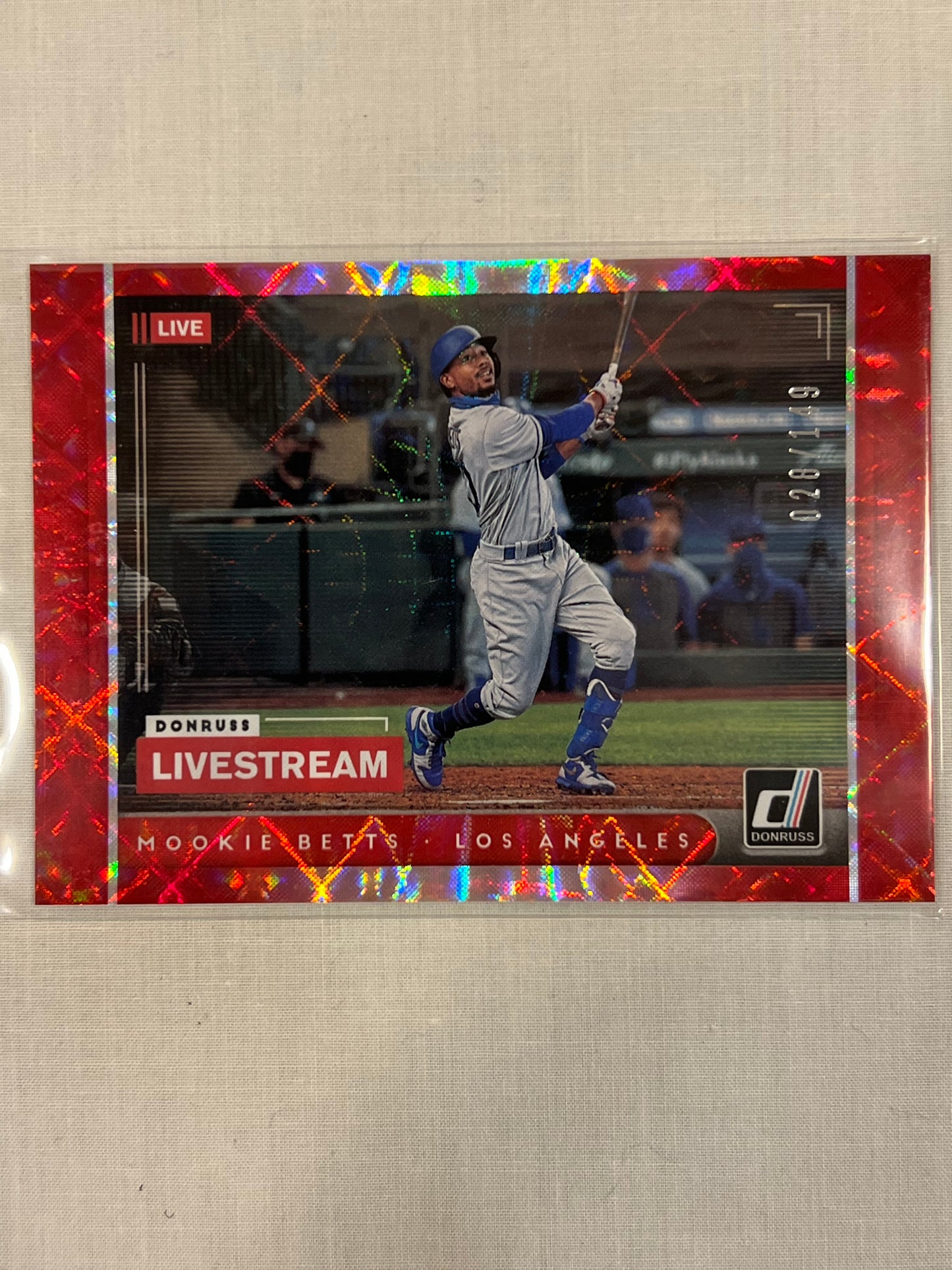 Mookie Betts Livestream Red /149