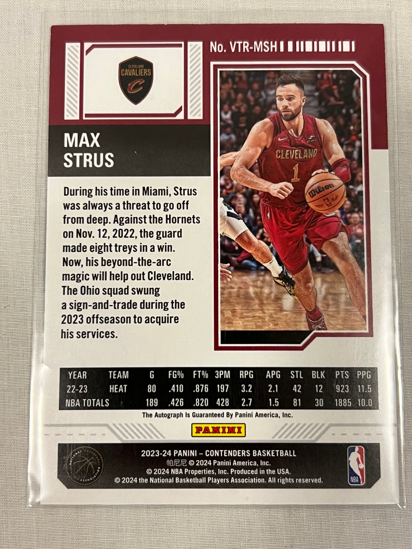 Max Strus Veteran Ticket Auto