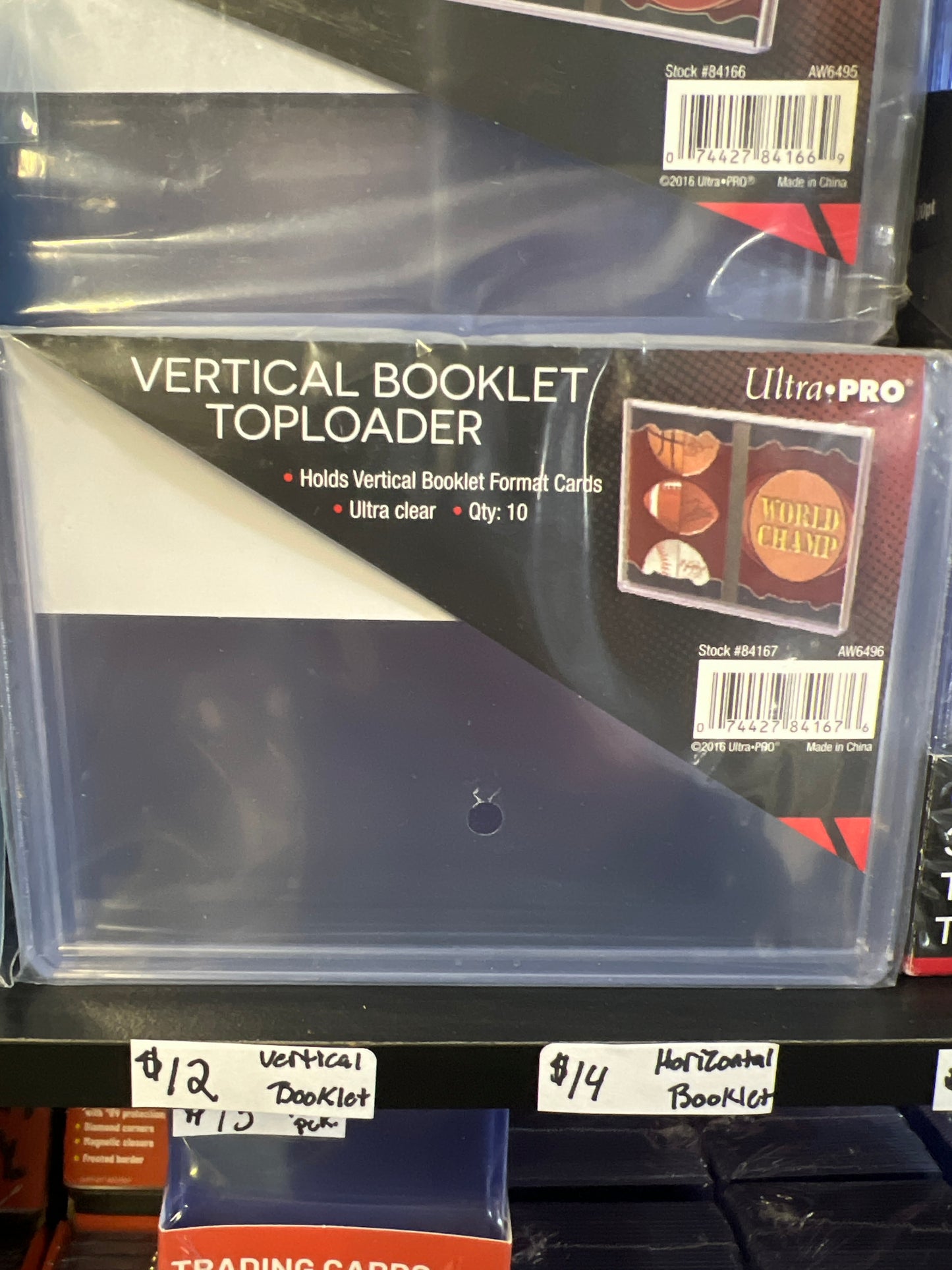 Ultra Pro Vertical Booklet top loader