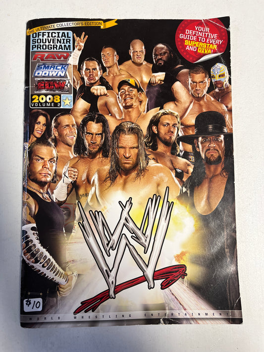 2008 WWE Official Souvenir Program