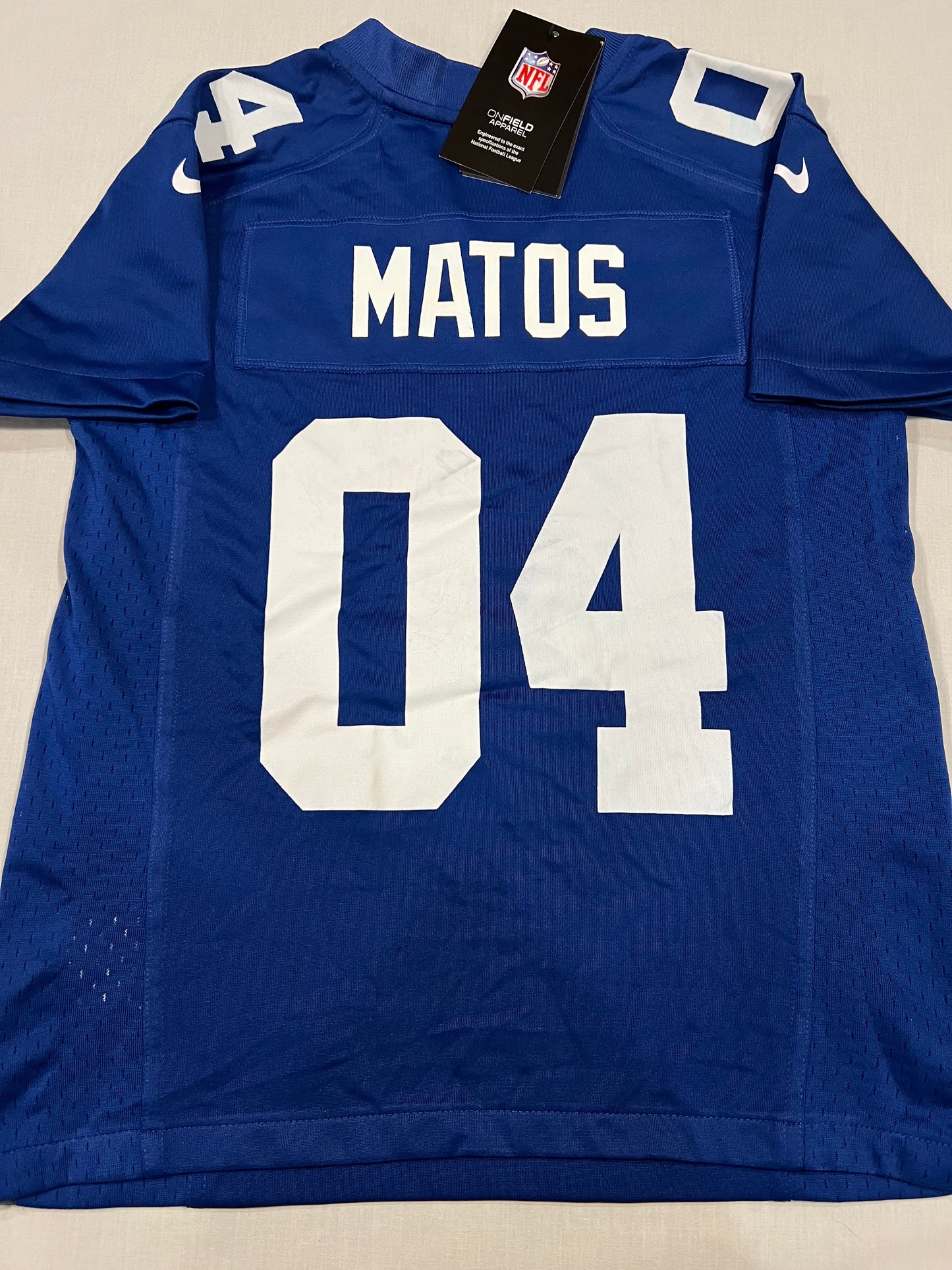 Matos NY Giants Youth Jersey