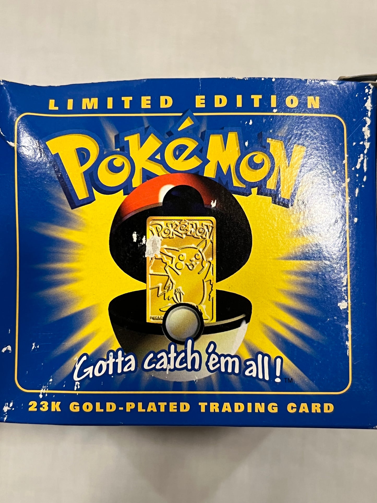23k Gold Plated Pokemon Cards Complete Set Burger King Exclusive 1999