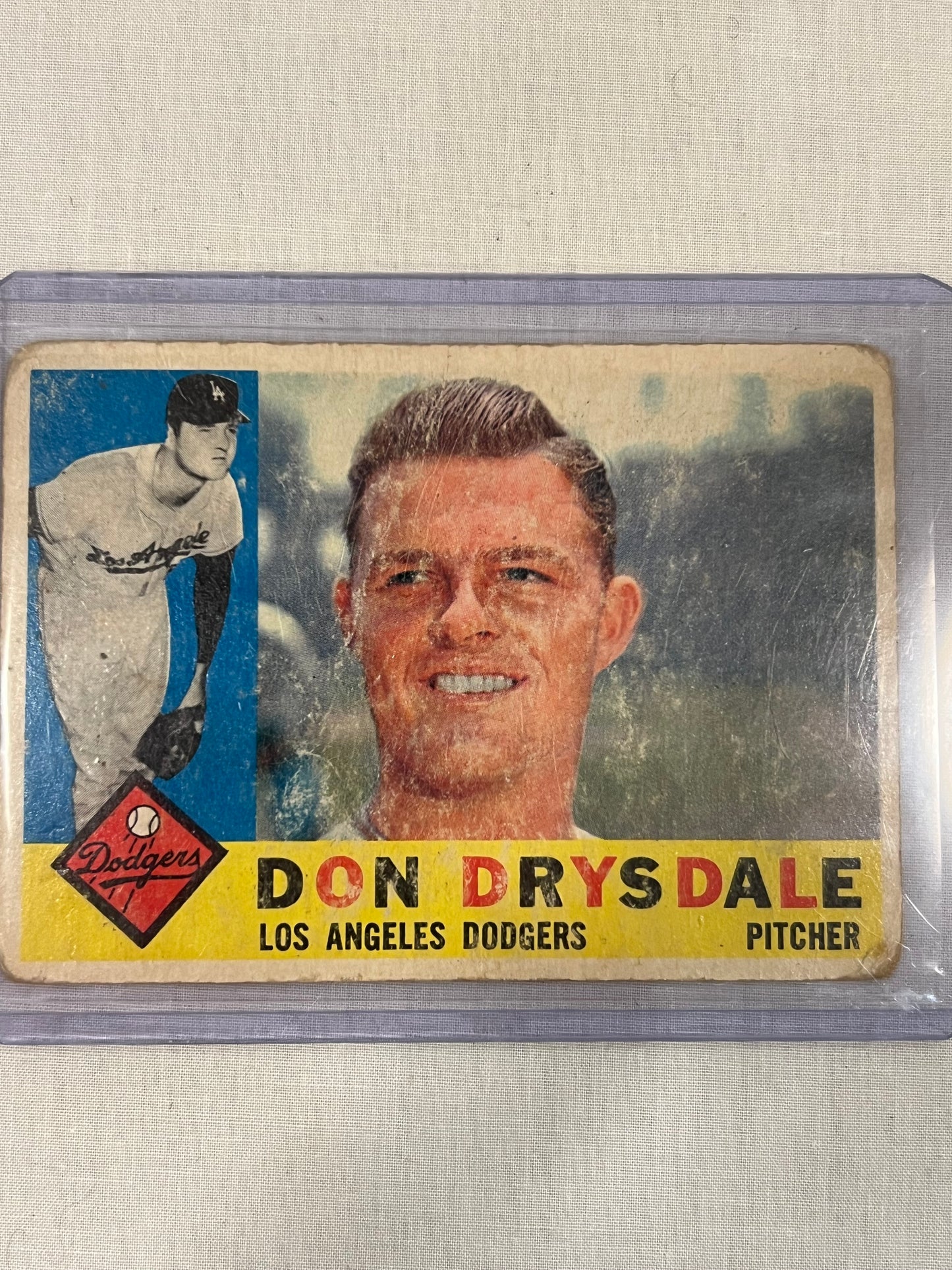 Don Drysdale 1960 LA Dodgers