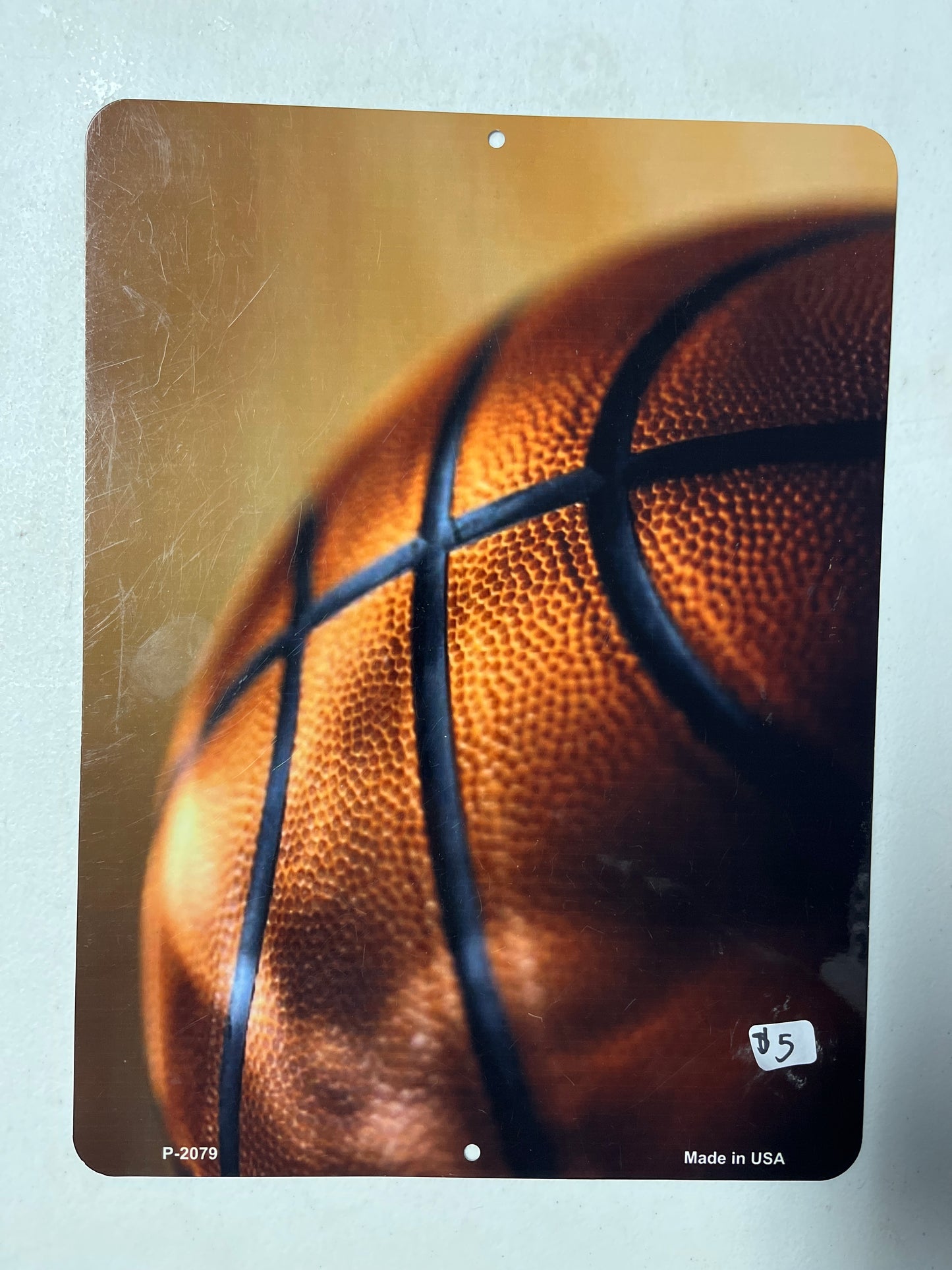 Basketball Wall Sign
