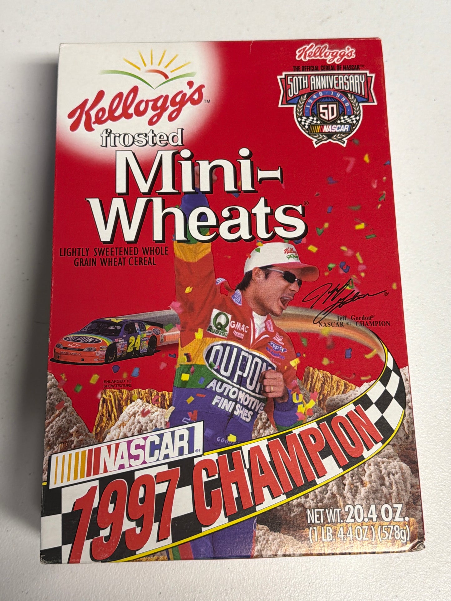 Jeff Gordon Kelloggs 1997 Champion Promo Box