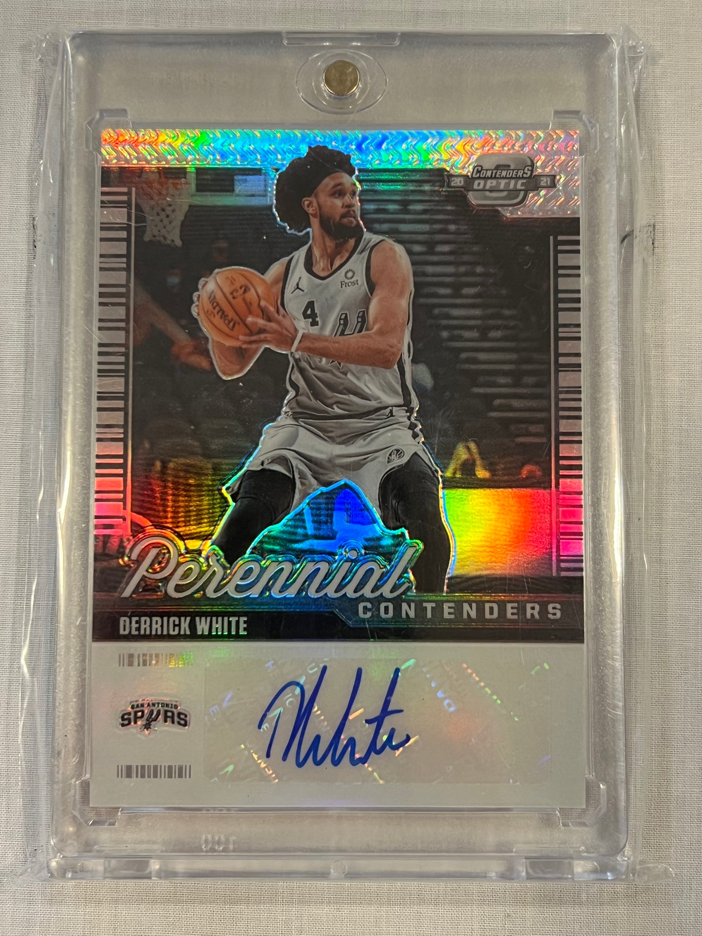 Derrick White Silver Optic Auto /99
