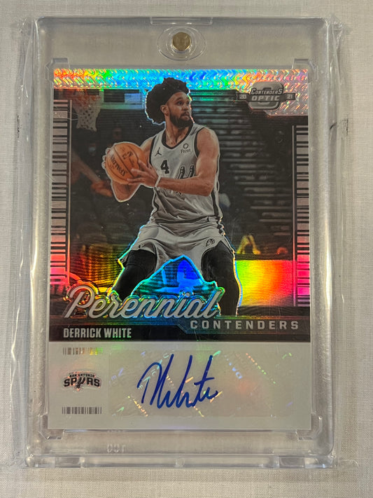 Derrick White Silver Optic Auto /99