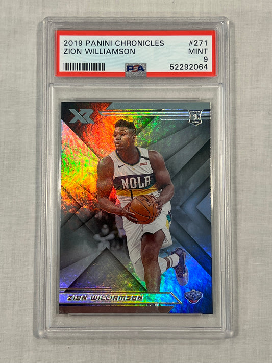 Zion Williamson PSA 9 XR Rookie