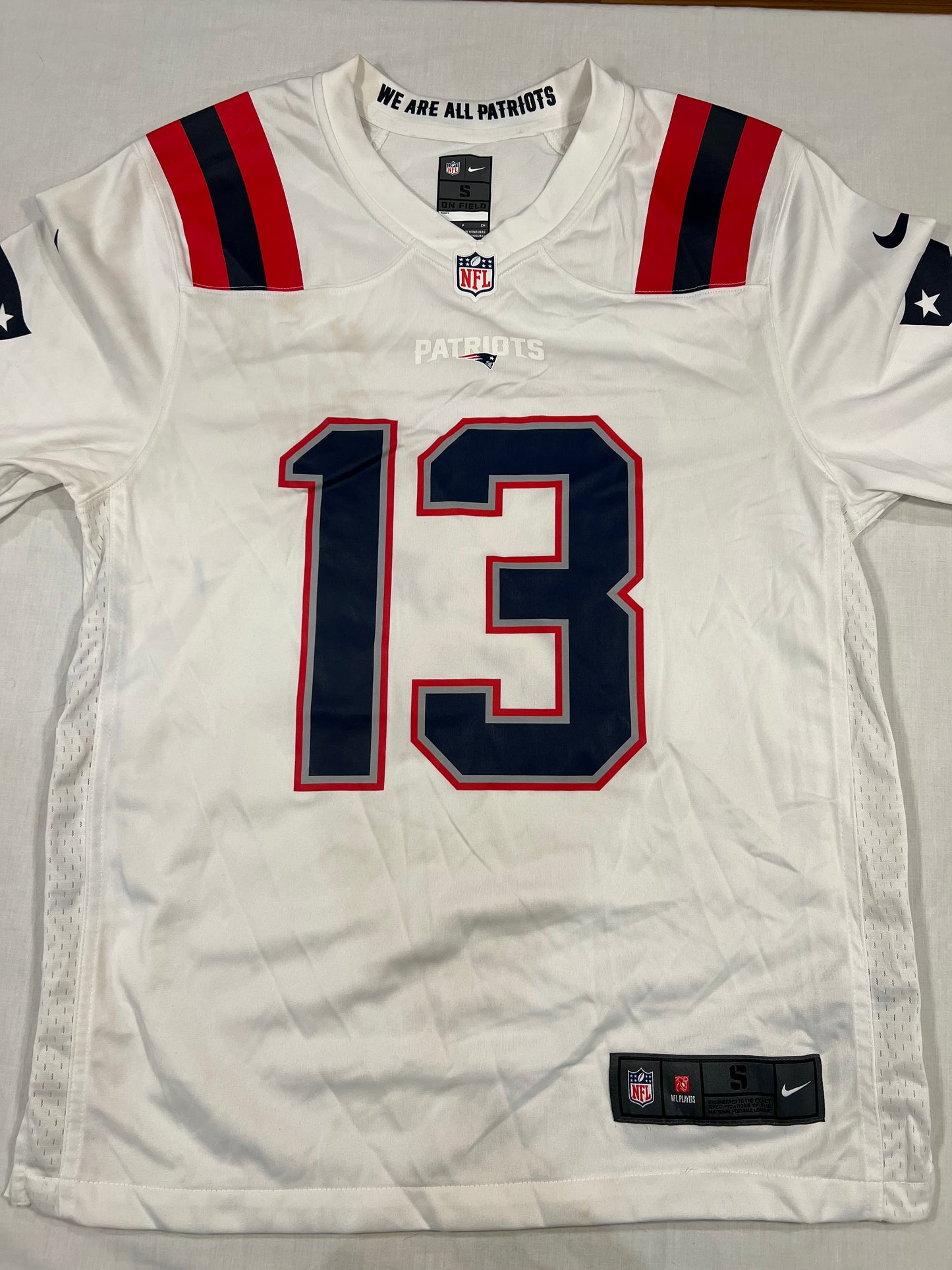 Jack Jones Patriots Mens Small Jersey