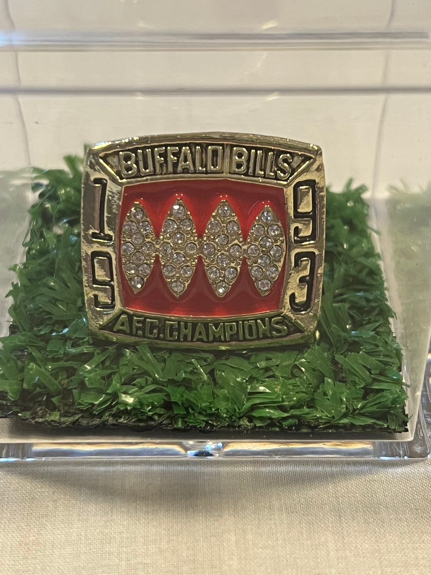 Jim Kelly Bills Super Bowl XXVII Championship Replica Ring