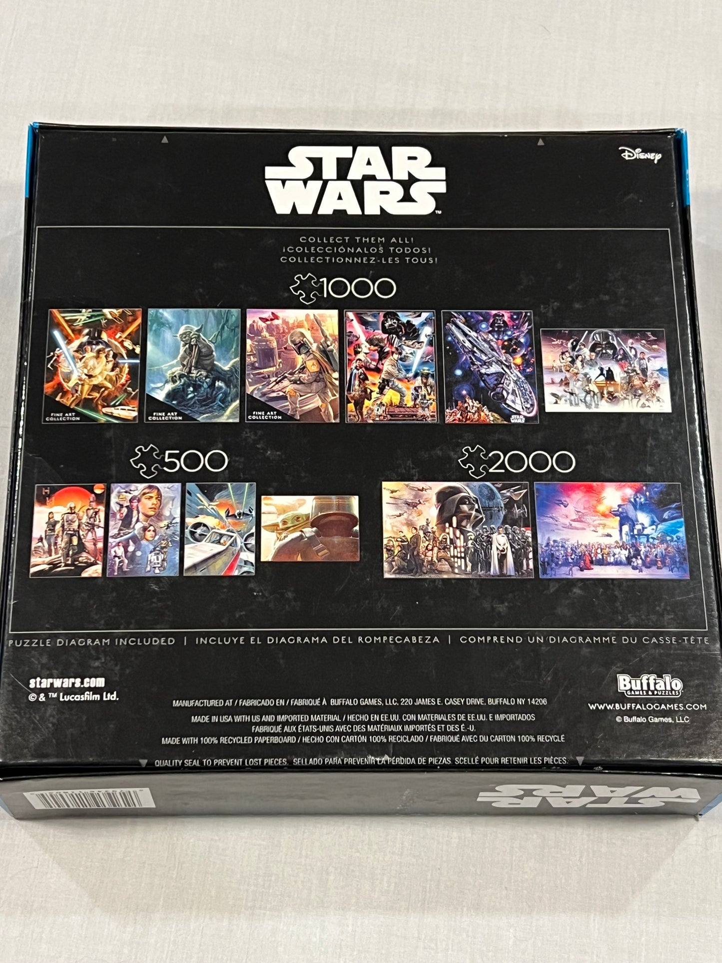 Star Wars Movie Poster Puzzle 1000 pcs