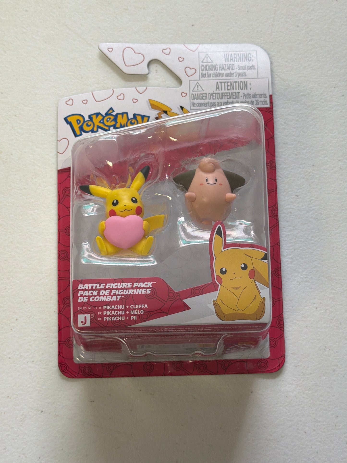 Pokemon Battle Figure Pikachu & Cleffa