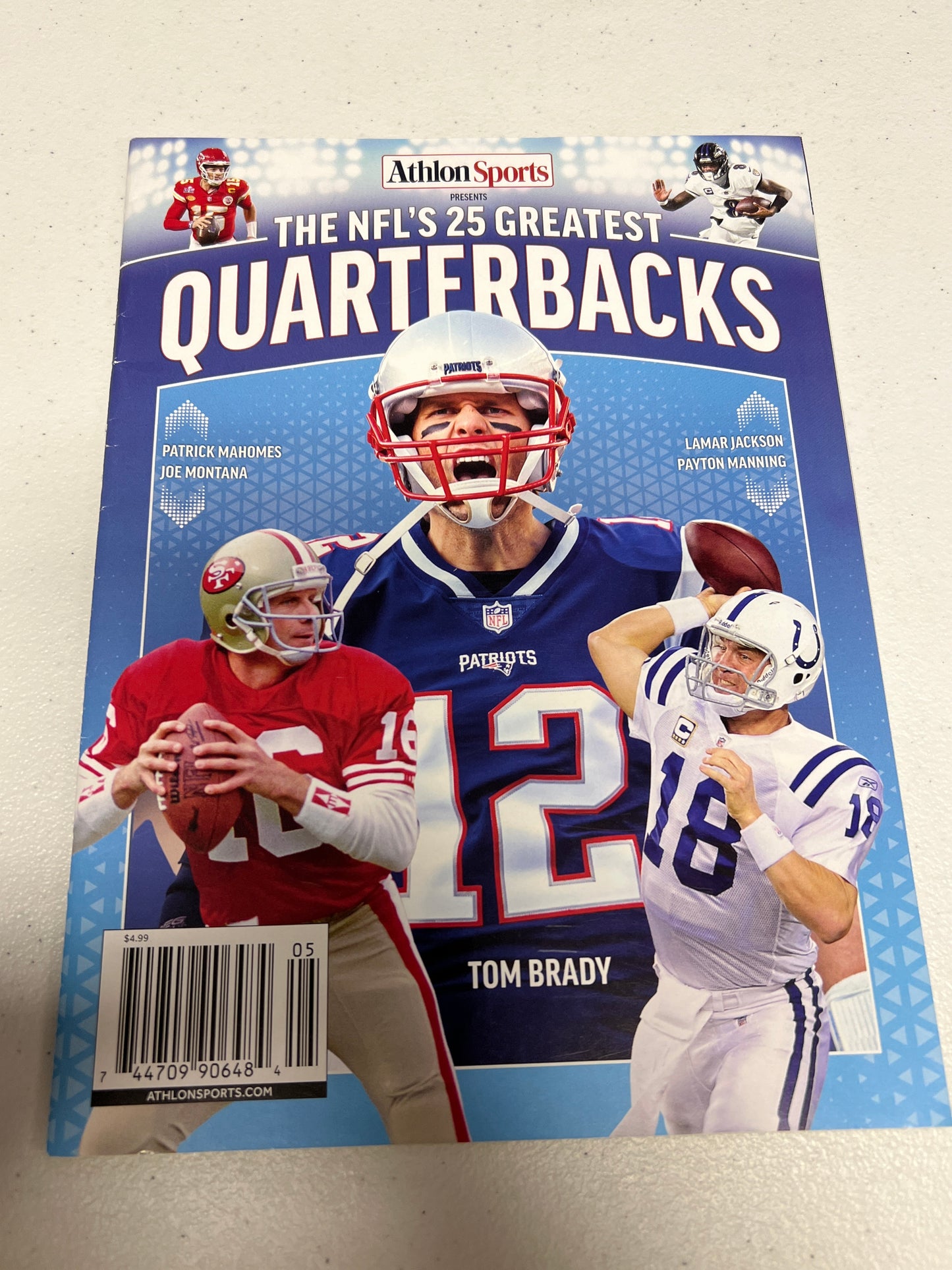 The NFL's 25 Greatest Quarterbacks Magazine