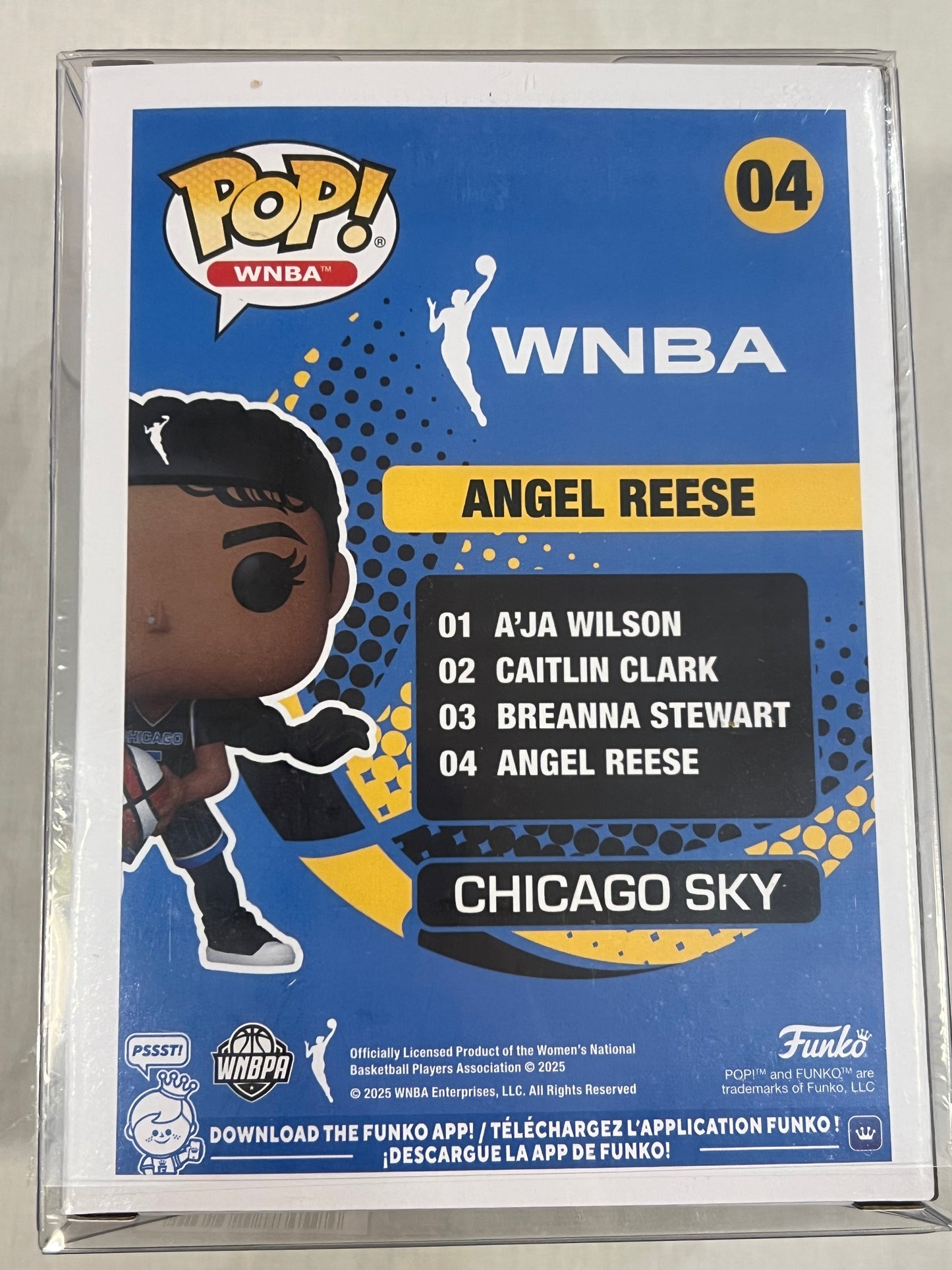 Angel Reece Black Jersey w/ Protective Case