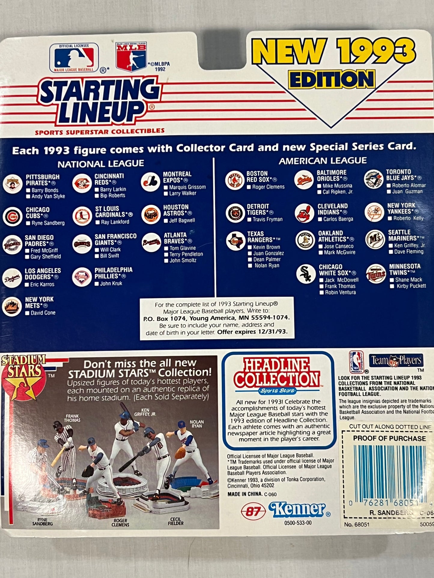 Ryne Sandberg Special Card Series Starting Lineup