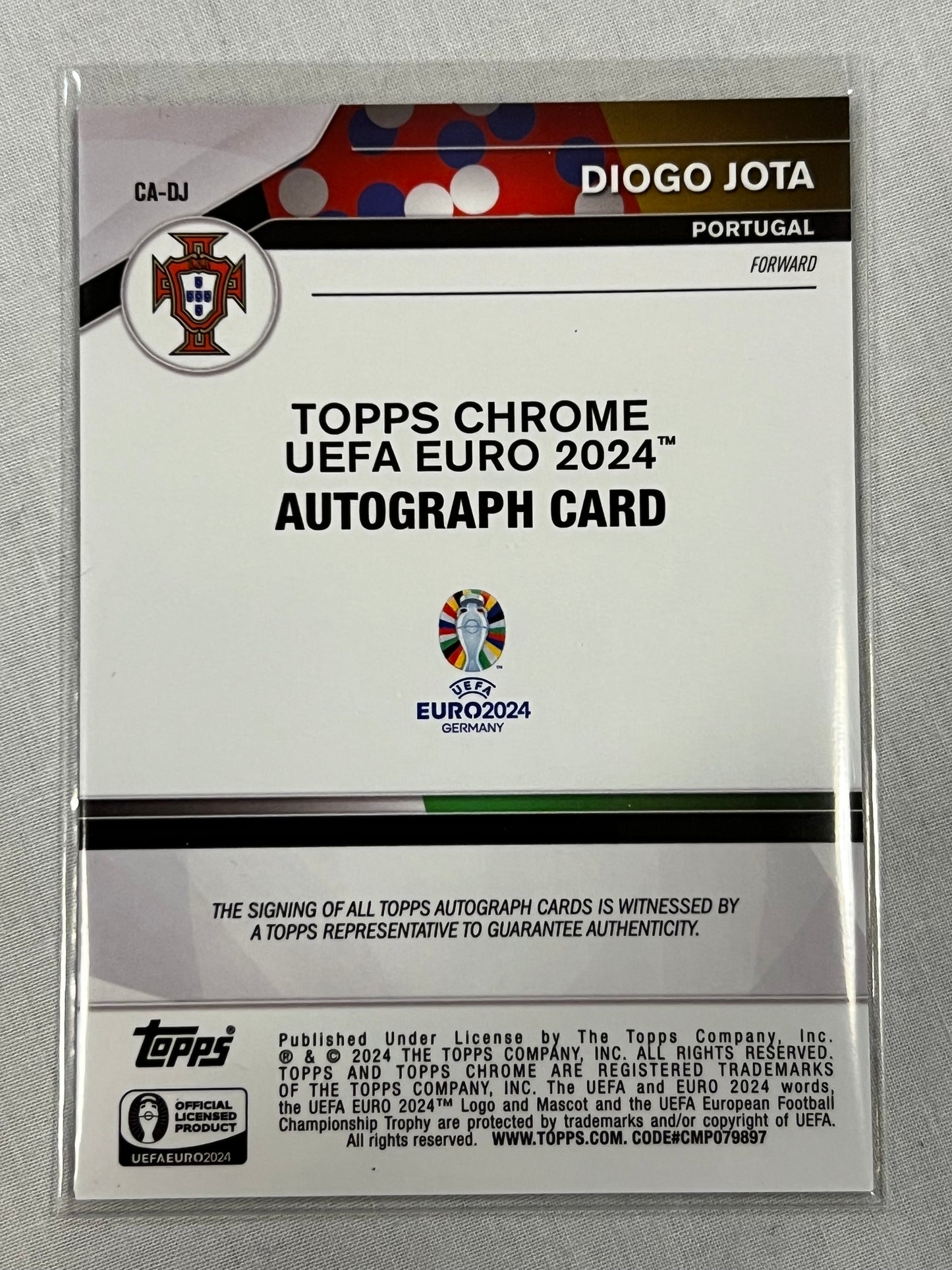 Diogo Jota Euro 2024 Auto Portugal
