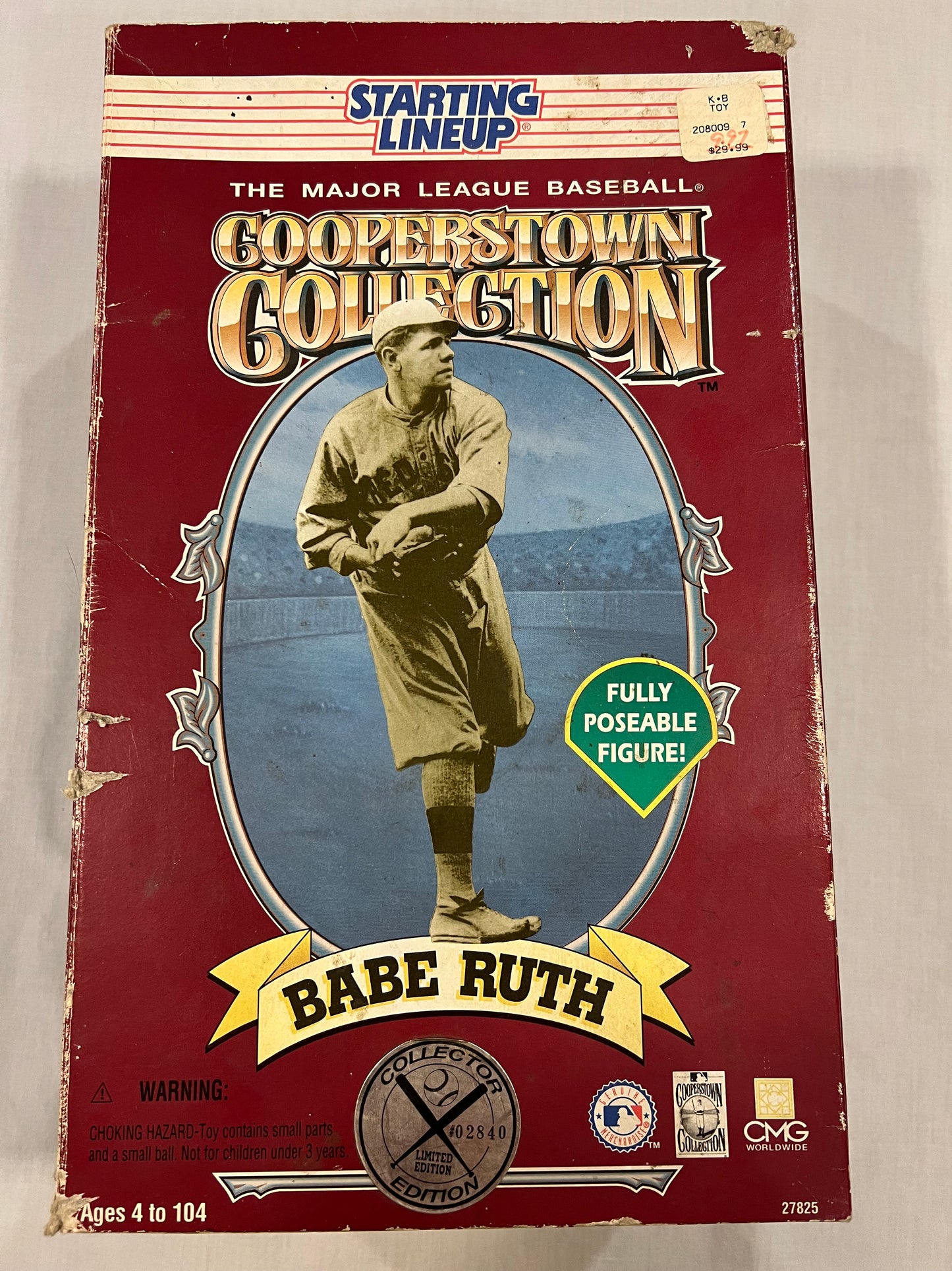 Babe Ruth Jumbo Starting Lineup 1996