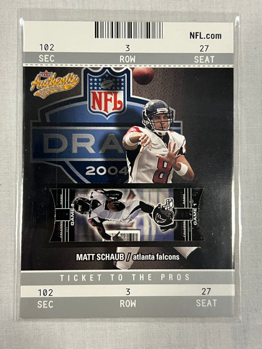 Matt Schaub Fleer Skybox Ticket to the Pros /750