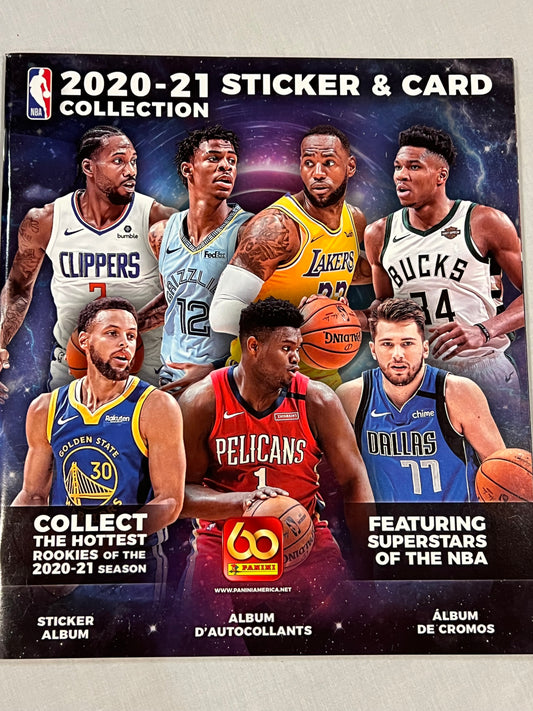 NBA 2020 Sticker Collection Book